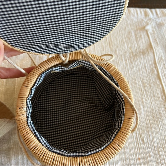 ZARA Raffia Basket Handbag - Picture 9 of 11